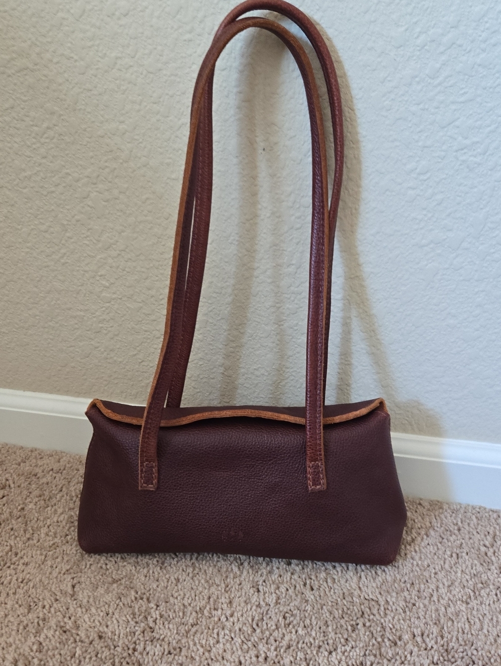 Portland Leather Amelie Shoulder Bag-Nutmeg